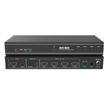 4K60 1x4 Video Wall Controller HDMI/USB-C