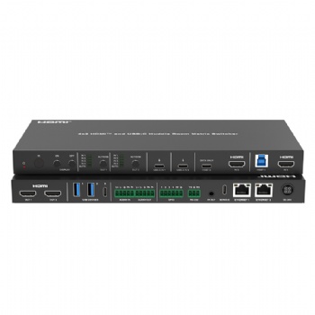 4x2 HDMI and USB-C Huddle Room Switcher