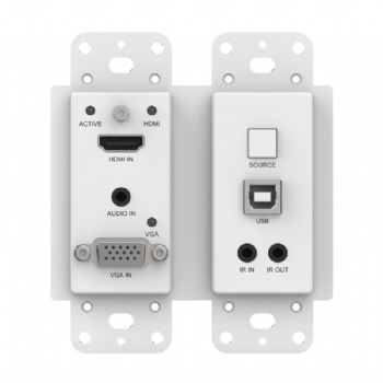 4K60 HDBaseT Wall Plate (70m/US-2GANG)