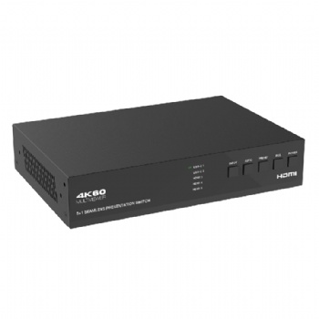 5x1 4K60 Presentation Switcher (HDBaseT 3.0/USB/Dante)